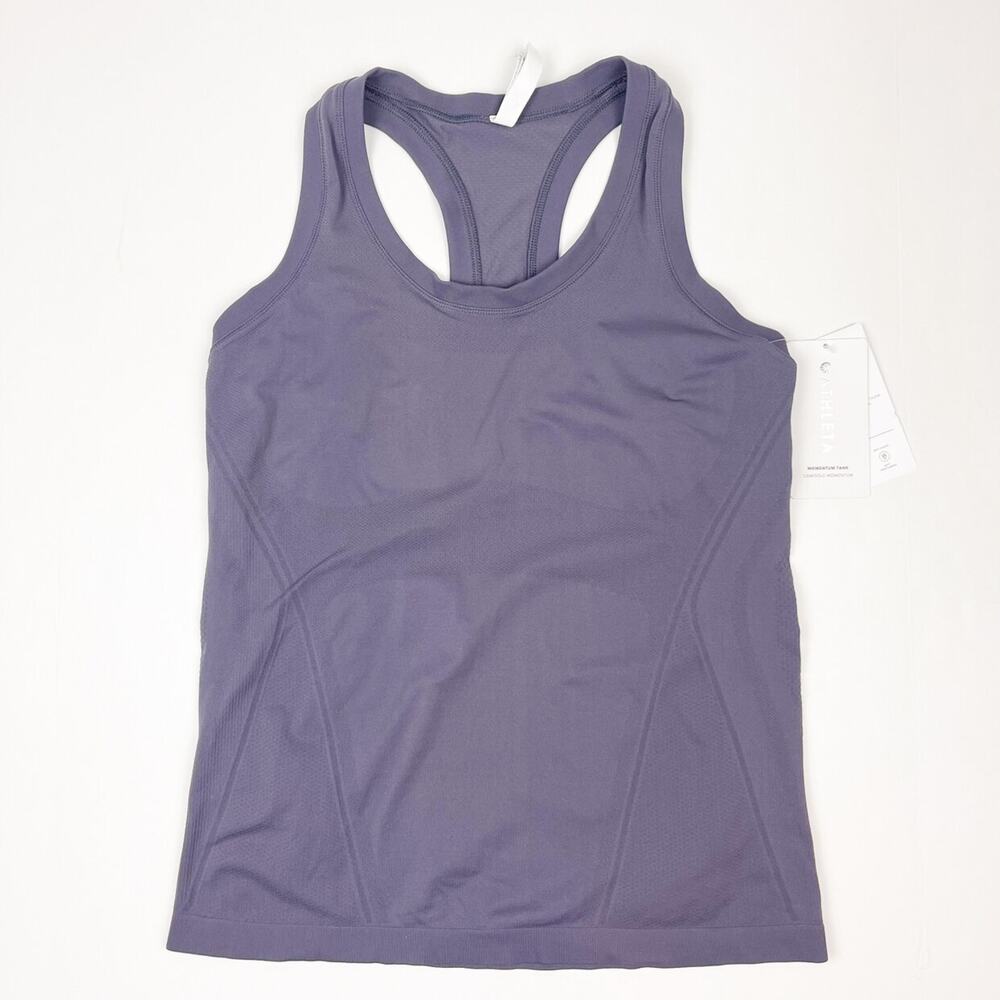 NWT Athleta Dusty Purple Momentum Seamless Tank Large